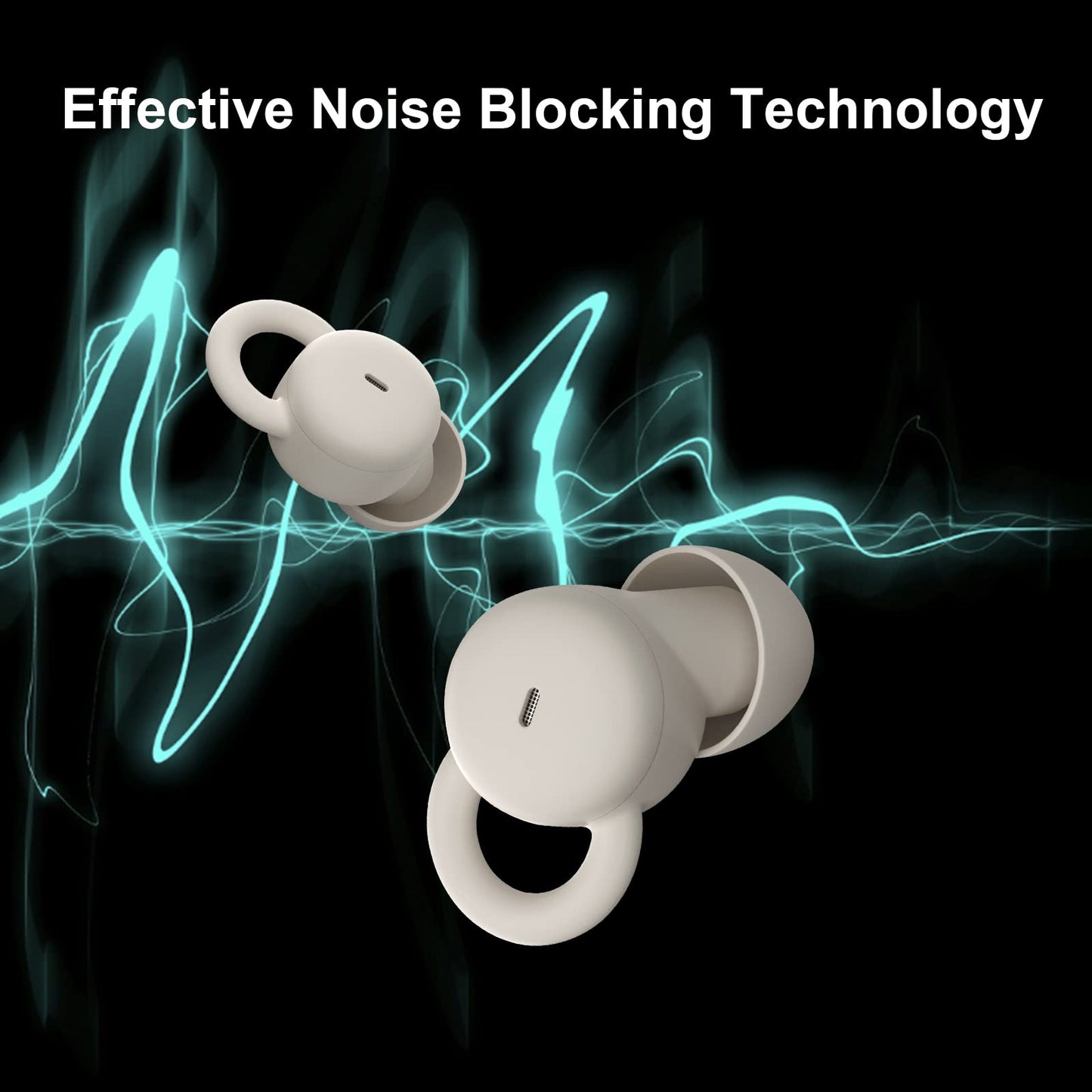 Smallest Invisible Sleep Earbuds Comfortable Noise Blocking Wireless Headphones for Sleeping Bluetooth Flat Ear Buds for Side Sleepers,Tiny Hidden Buds for Sleep On Side Work Sports
