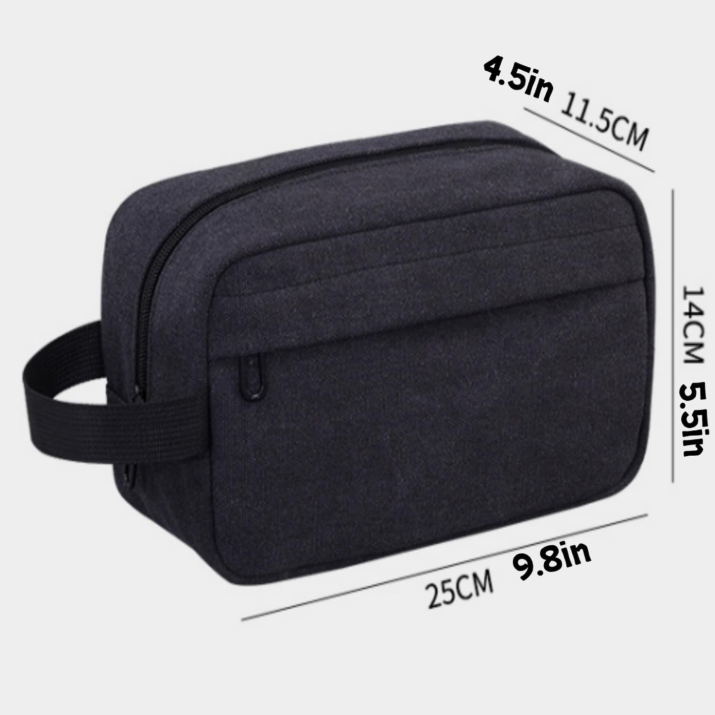 HFLYJPYW Toiletry Bag for Men, Travel Toiletry Organizer Kit Water-resistant Shaving Bag for Toiletries Accessories, Door Room Essentials, Black-medium (khaki)