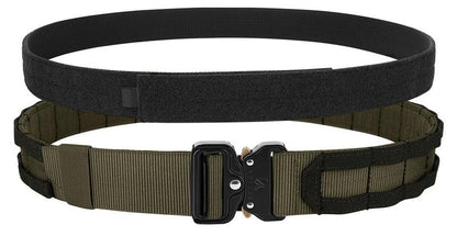 KRYDEX Quick Release Rigger MOLLE Belt 1.75 Inch Inner & Outer Tactical Heavy Duty Belt (RGBK, Large)
