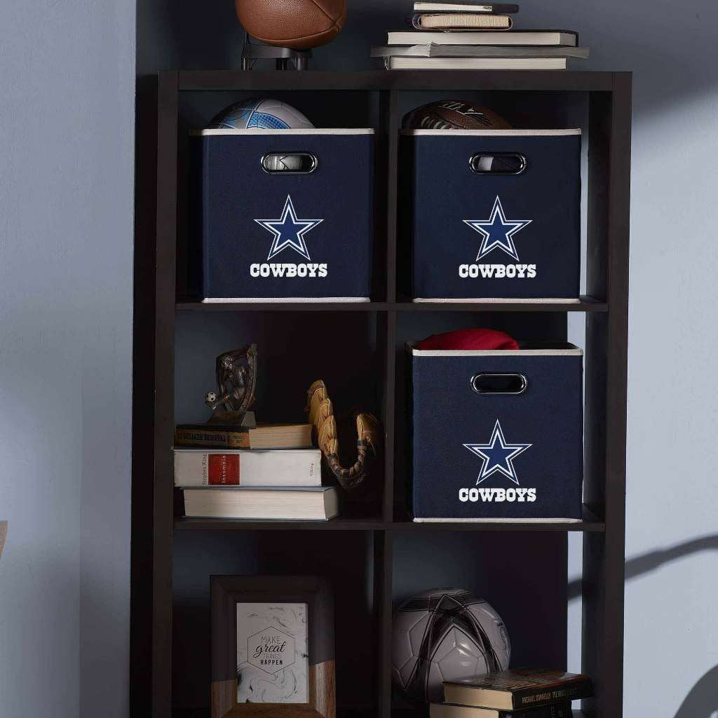 Franklin Sports NFL Dallas Cowboys Collapsible Storage Bin