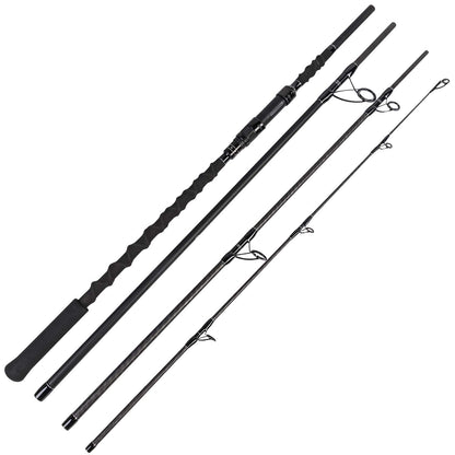 Goture Surf Spinning Fishing Rod - 4 Piece Graphite Fishing Rod Portable Carbon Fiber Travel Surf Rod - 9ft Surf Rod