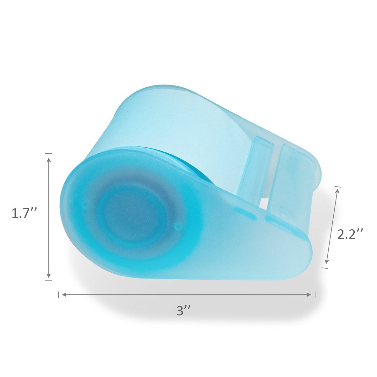 Sticky Notes - VANZAVANZU Self-Stick Full Adhesive Roll Notes with Tape Dispenser, Tear The Different Sizes You Need, 2 Tape Holders + 4 Replaceable Rolls, 4 Colors, Easy Post Notes