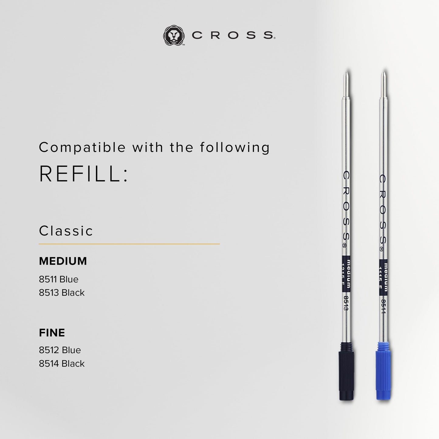 Cross Bailey Light Polished Blue Resin Ballpoint Pen - Professional Pen for Effortless Writing - Journaling, Note-Taking & More - Black Ink - Easy Handling - Includes Gift Box