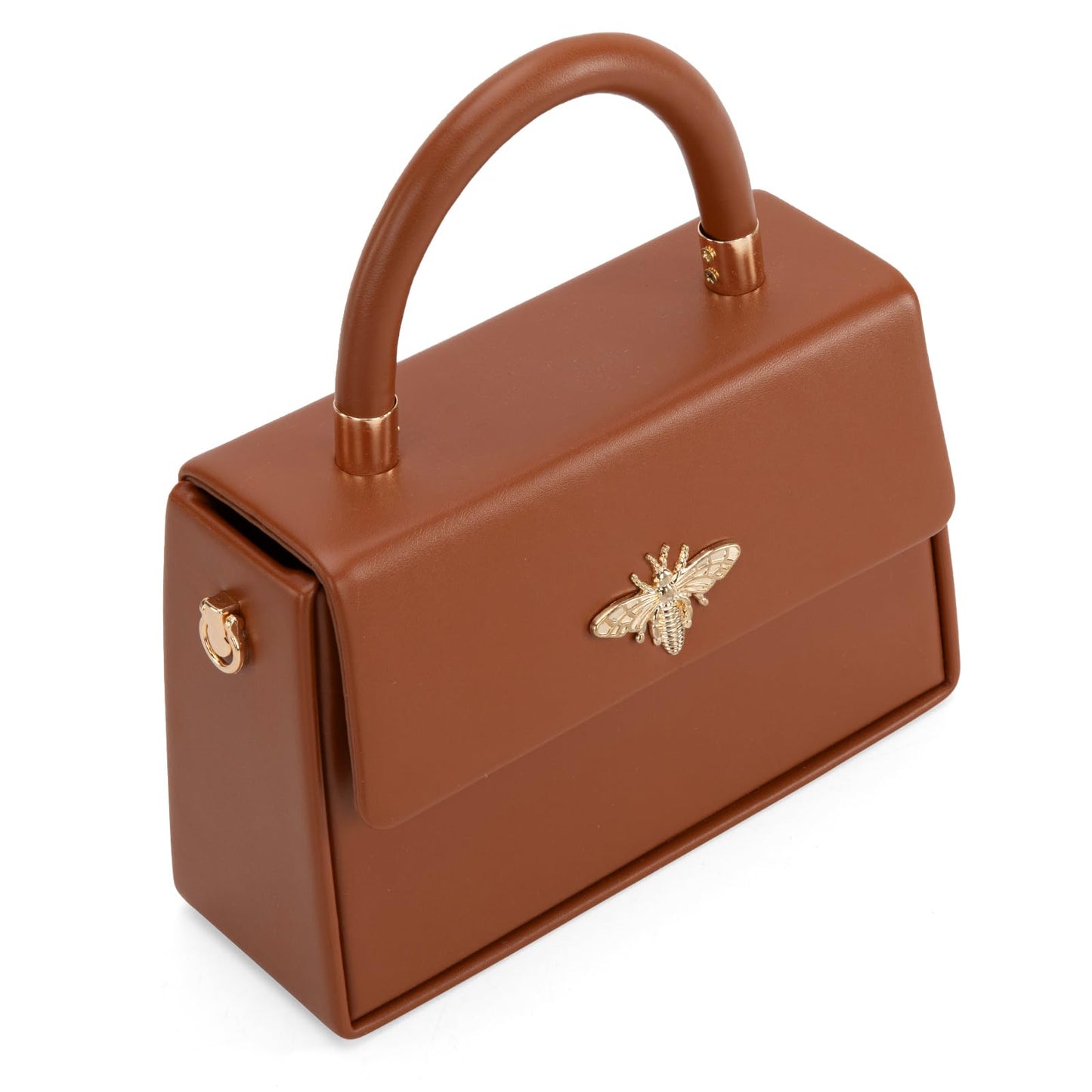 Milan Chiva Mini Purse Small Top-Handle Handbags for Women Bee Purse MC-399BR