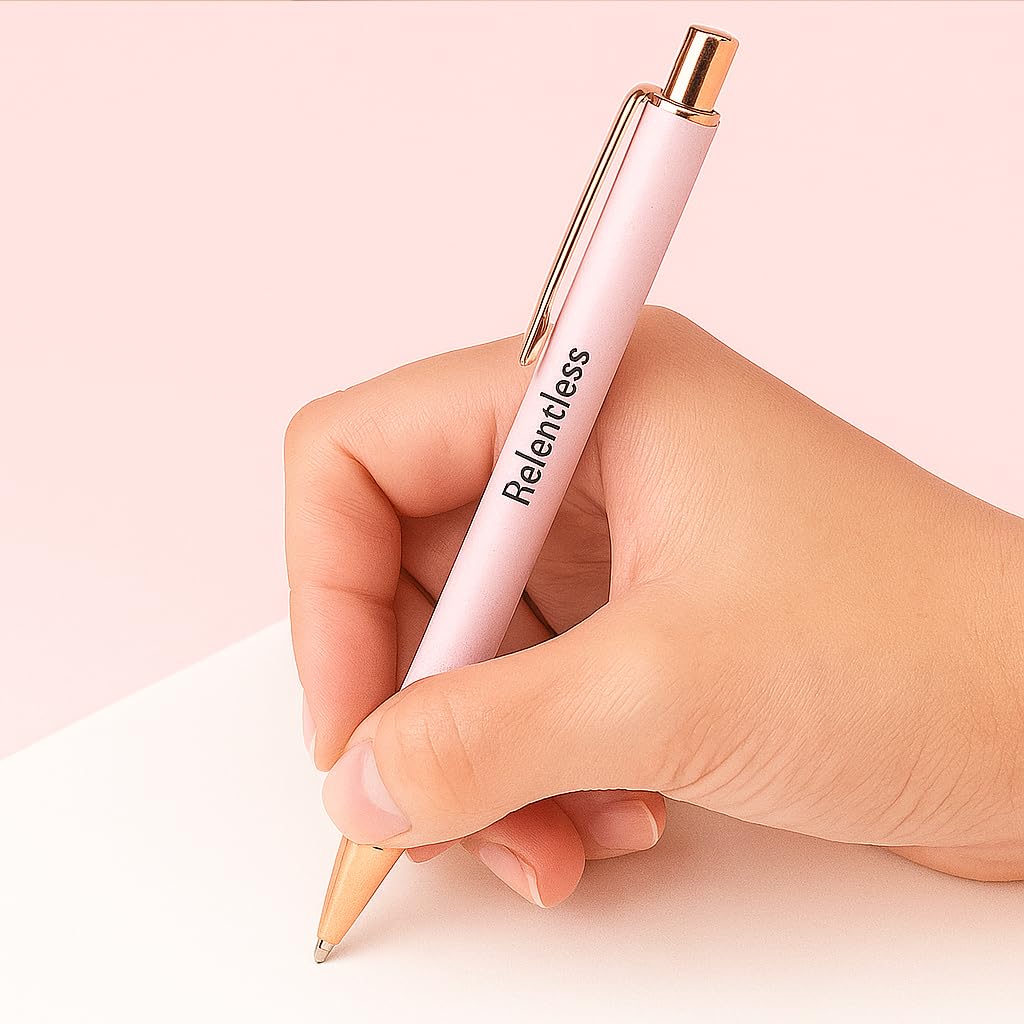 Luxeviss 3 Pcs Inspirational Pens Quotes Ballpoint Pen with Stylus Tip Gifts for School Coworkers Office Supplies Black Ink