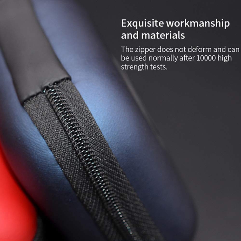 KZ Earphone Case Zipper Headphone Bag USB Cable Accessories Pouch for KZ ZS10 Pro ZSN ED9 ZST Protective Storage Portable Earbuds Carrying Box (2 Pieces Black)
