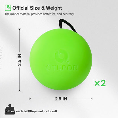 OTIIPOR Lacrosse Rebounder Glow in The Dark,Lacrosse Training Equipment Rope Suitable for All Beginners,Fits All Sticks(2 Pack)