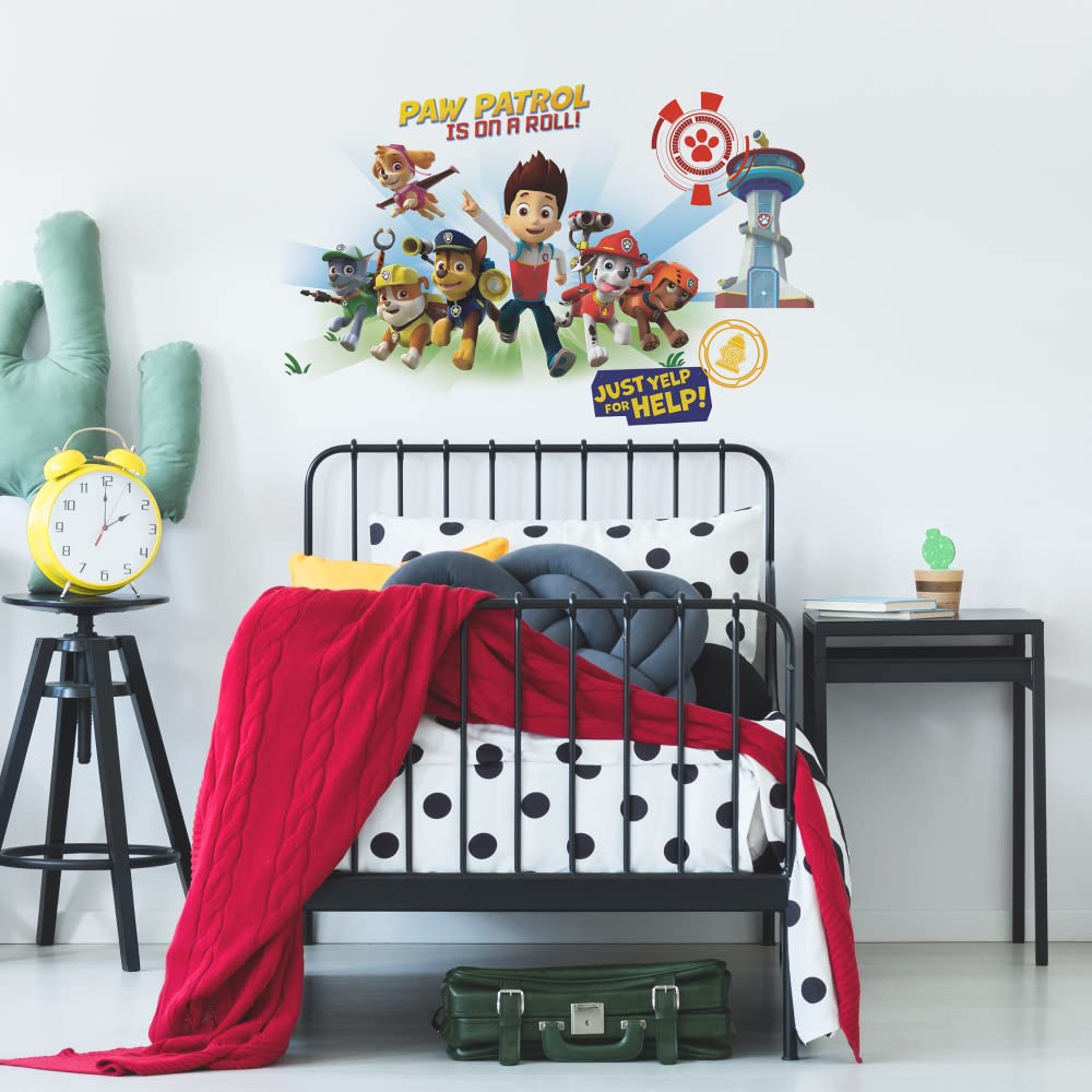 RoomMates RMK2641GM Paw Patrol Wall Graphics Peel and Stick Giant Wall Decals
