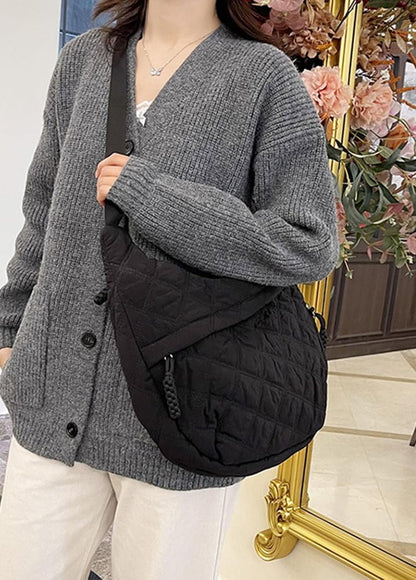 Nylon Crescent Crossbody Bag for Women Shoulder Tote Handbag Casual Sling Bag Dumpling Purse Bag for Outdoor Travel