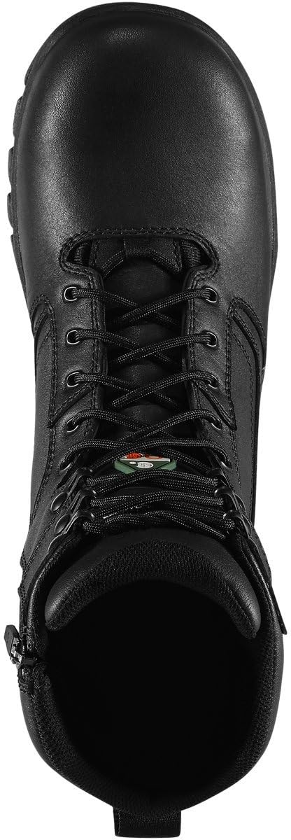 Danner Lookout EMS/CSA Side-Zip Waterproof Work Boot for Men's, Full-Grain Leather & Ripstop Nylon, Black - 12 D