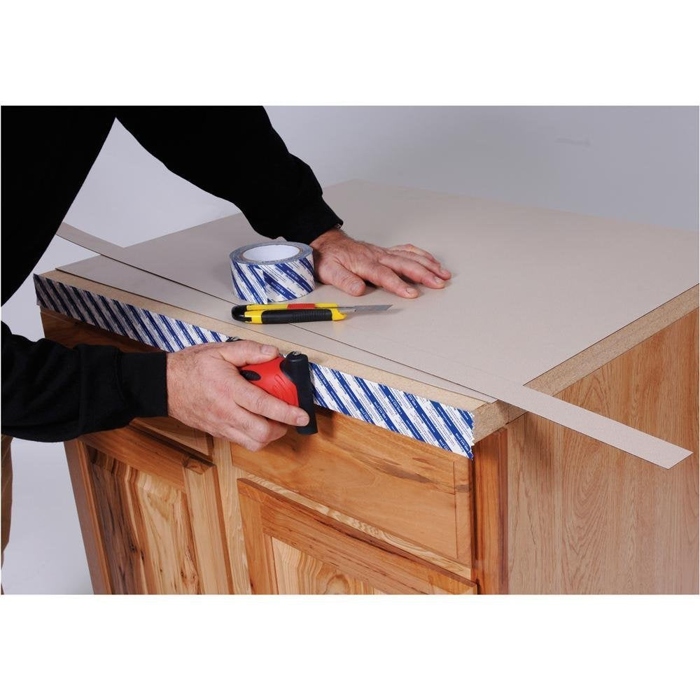 FastCap Peel and Stick SpeedTape Double Sided Adhesive Tape for Edge Banding - Wood Working Tools for Home Repair and Home Improvement - 1" x 50' - 98224
