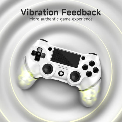AceGamer 2 Pack for PS4 Controller, Wireless Controller for PS4/Pro/Slim/PC, with Non-Slip Grip of Both Sides and USB-C Cable! (Black and White)