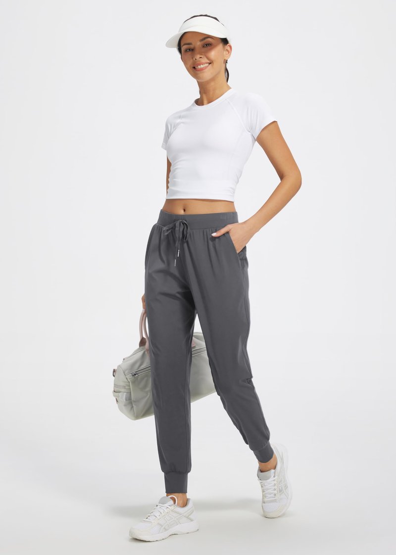 Libin Joggers for Women Petite/Regular/Tall Dance Sweatpants Athletic Workout Tapered Lounge Casual Teacher Pants for Running Yoga Cloths, Dark Grey 3XL
