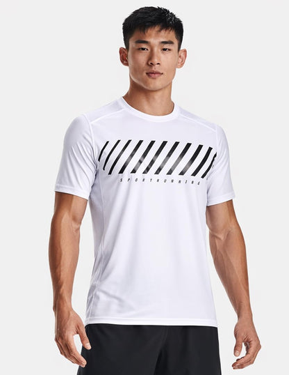 5 Pack Men’s Active Quick Dry Crew Neck T Shirts | Athletic Running Gym Workout Short Sleeve Tee Tops Bulk (Set 2, Small)