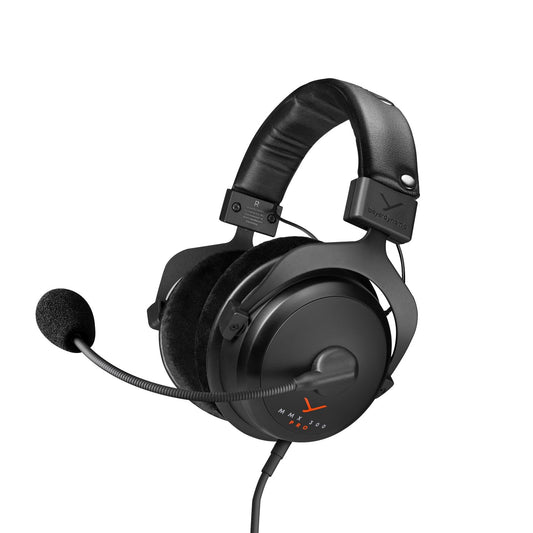 beyerdynamic MMX 300 PRO Closed Gaming Headset with Stellar.45 Driver and Condenser Microphone, Wired Gaming Headset Suitable for PC, Gaming Console, PS, Switch. Handmade in Germany