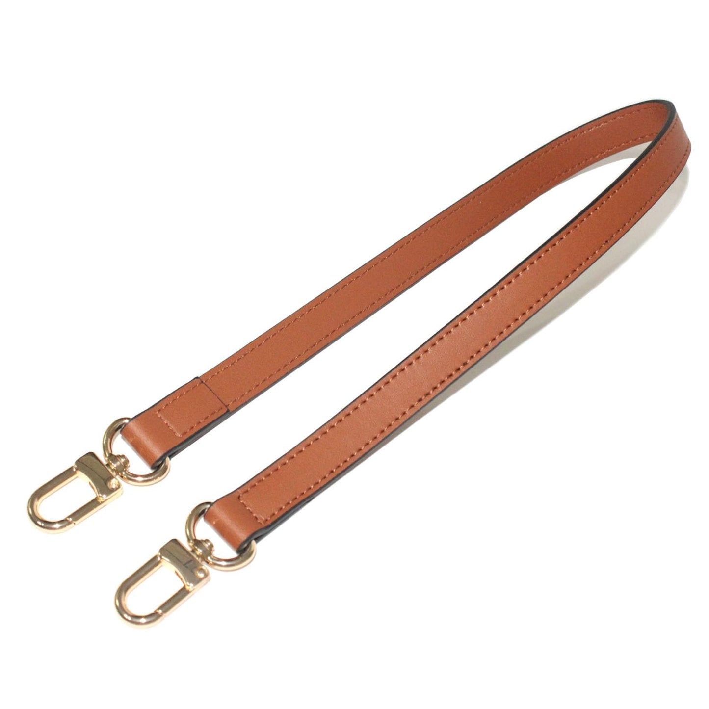 RYYXZXL Leather handbag strap, suitable for changing shoulder straps on L V handbags and bucket bags(Brown-W:0.7in,L：25.6in)