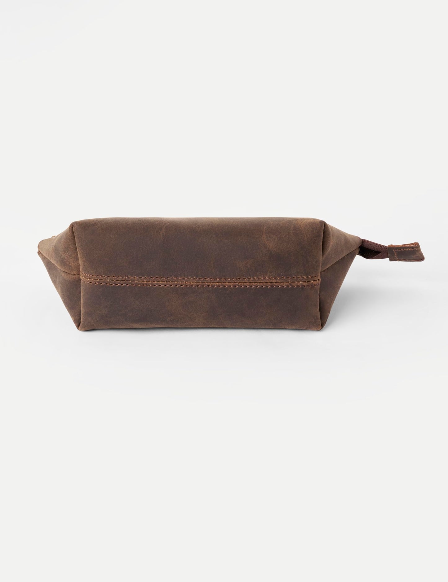 PIDAVLIYA'S Genuine Leather Versatile Gondola Style Handbag - Cosmetic, Toiletry, Makeup, Shaving Organizer Bag - Dopp Kits - Unisex (Brown)