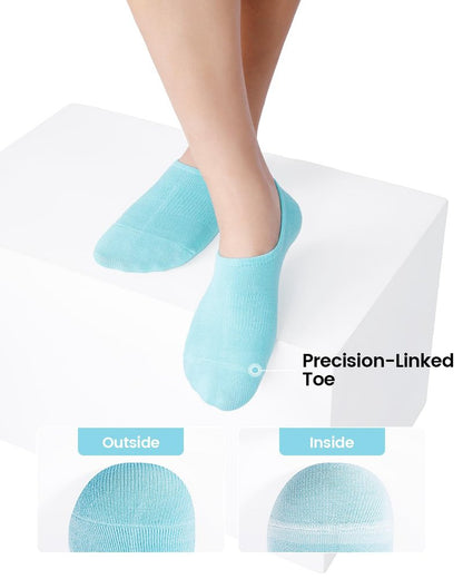 IDEGG No Show Socks Women & Men Low Cut Ankle Short Anti-slid Athletic Running Casual Invisible Liner Socks