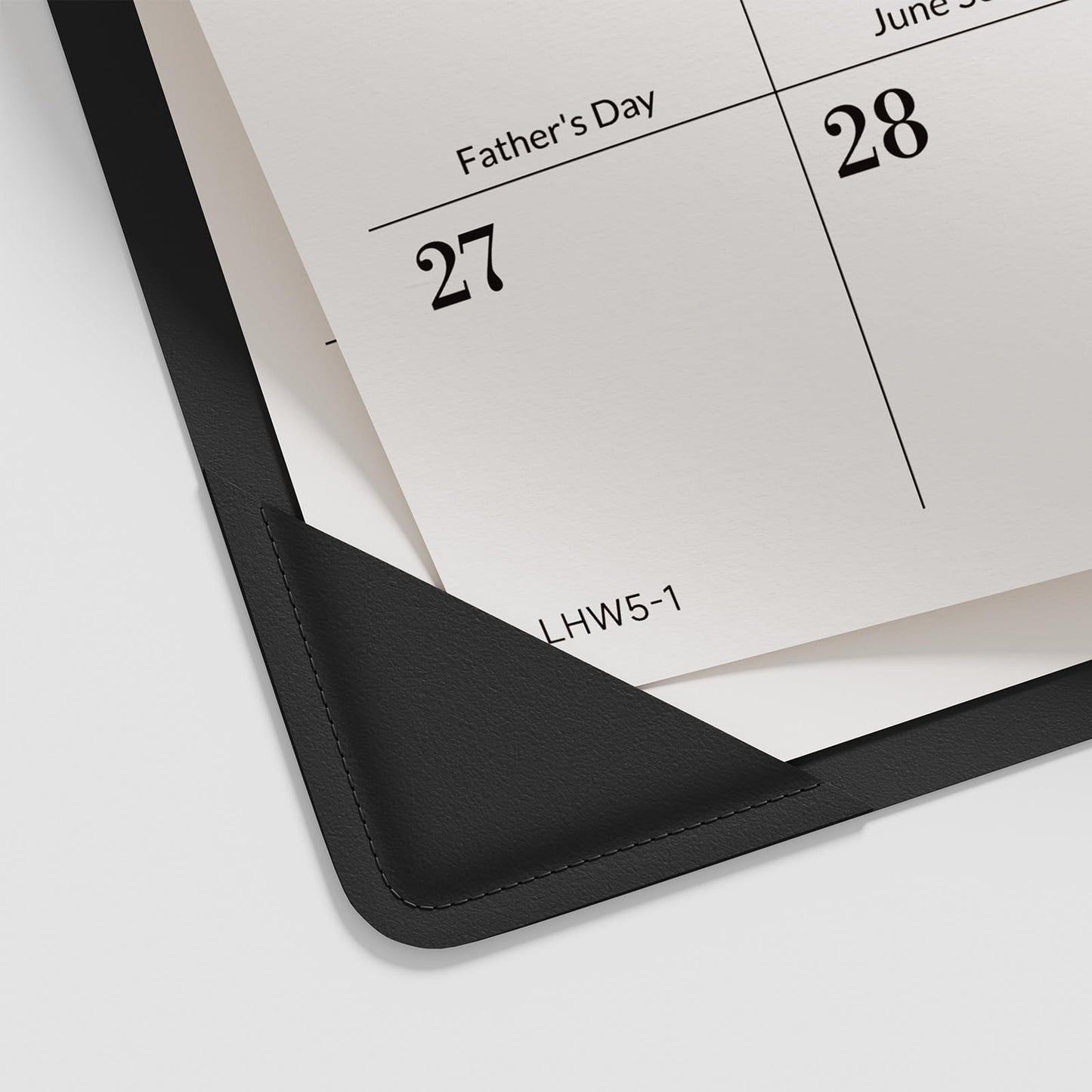 Jotsome Desk Calendar 2026-2027 with Desktop Mat, Large Desk Pad Calendar From Now to June 2027 22x17 inch, Desk Blotter Calendar for Home and Office, Easy Organizing (Black, 17" x 22")