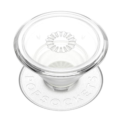 PopSockets Phone Grip for MagSafe with Kickstand, Magnetic Stand, Swappable Top, Secure Hold for iPhone MagSafe Cases, Phone & Tablet Grip - Clear