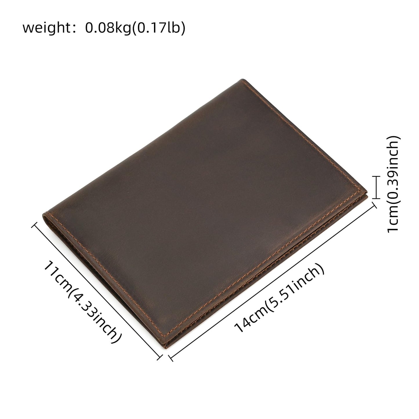 Leather Passport Holder Passport Cover Wallet with Card Holders, Travel Wallet Cover Case for Men and Women, Travel Documents Organizer Protector