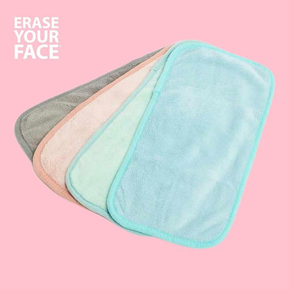 ERASE YOUR FACE Reusable Makeup Remover Cloths