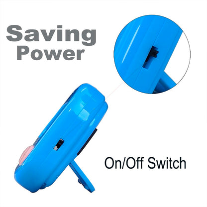 Timers, BESTWYA Magnetic Timer with Clear LCD Screen 3 Big Buttons On/Off Switch Count Up and Down Function for Kitchen,Study,Work,Exercise Training,Outdoor Activities (6,6 Colors)