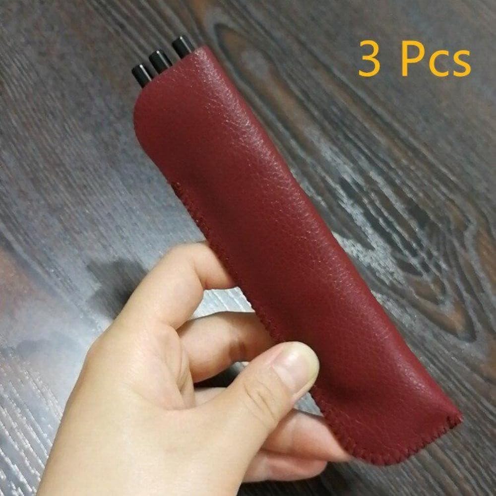Professional 3Pcs Tungsten Steel Stone Carving Hand Tools Set Stone Carving Chisel Set Woodworking Carving Tool