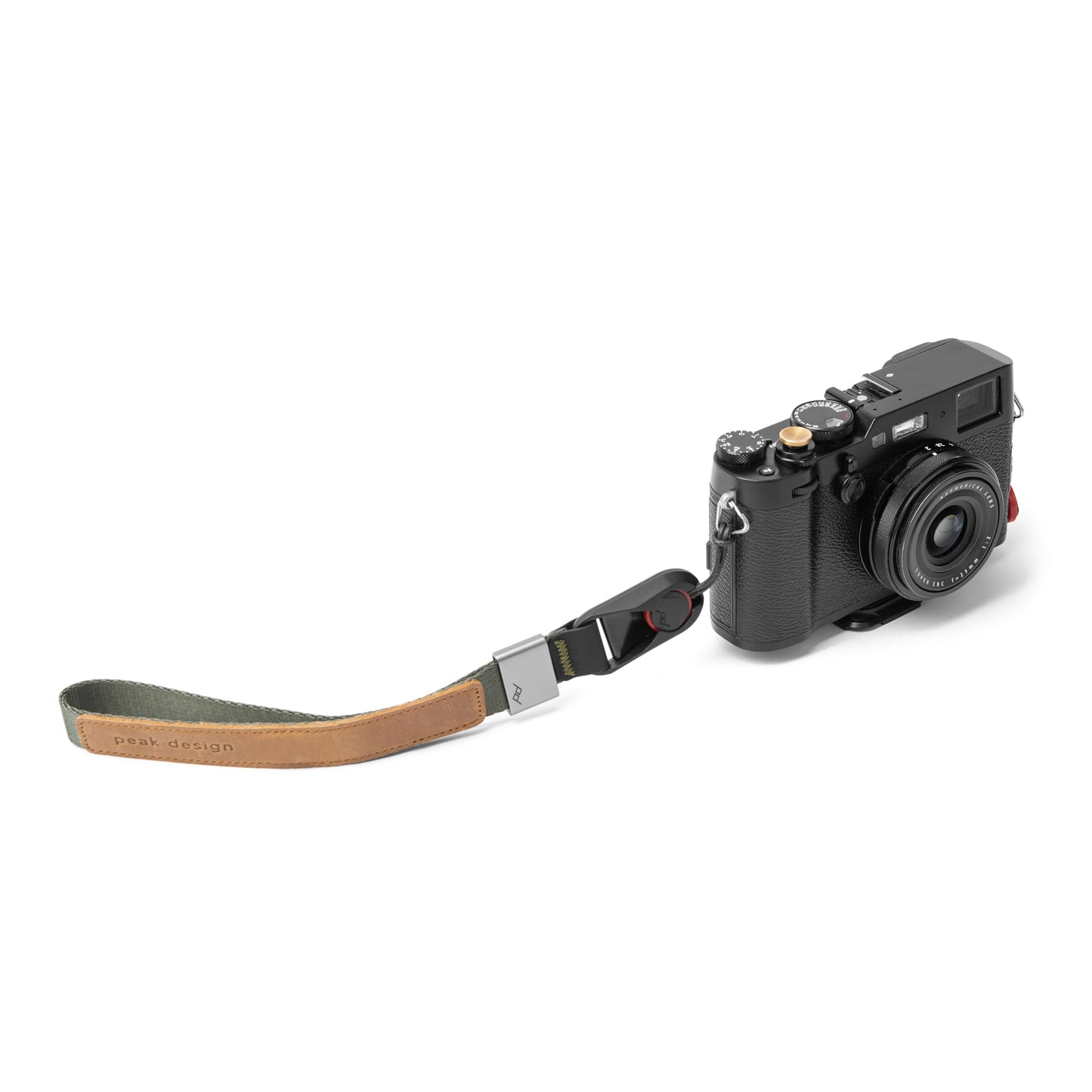 Peak Design Cuff Camera Wrist Strap, Sage, Compatible with DSLR, Compact and Point-and-Shoot Cameras, Low Profile, Quick Release and Connection, 200 lb Capacity, Camera Straps for Photographers