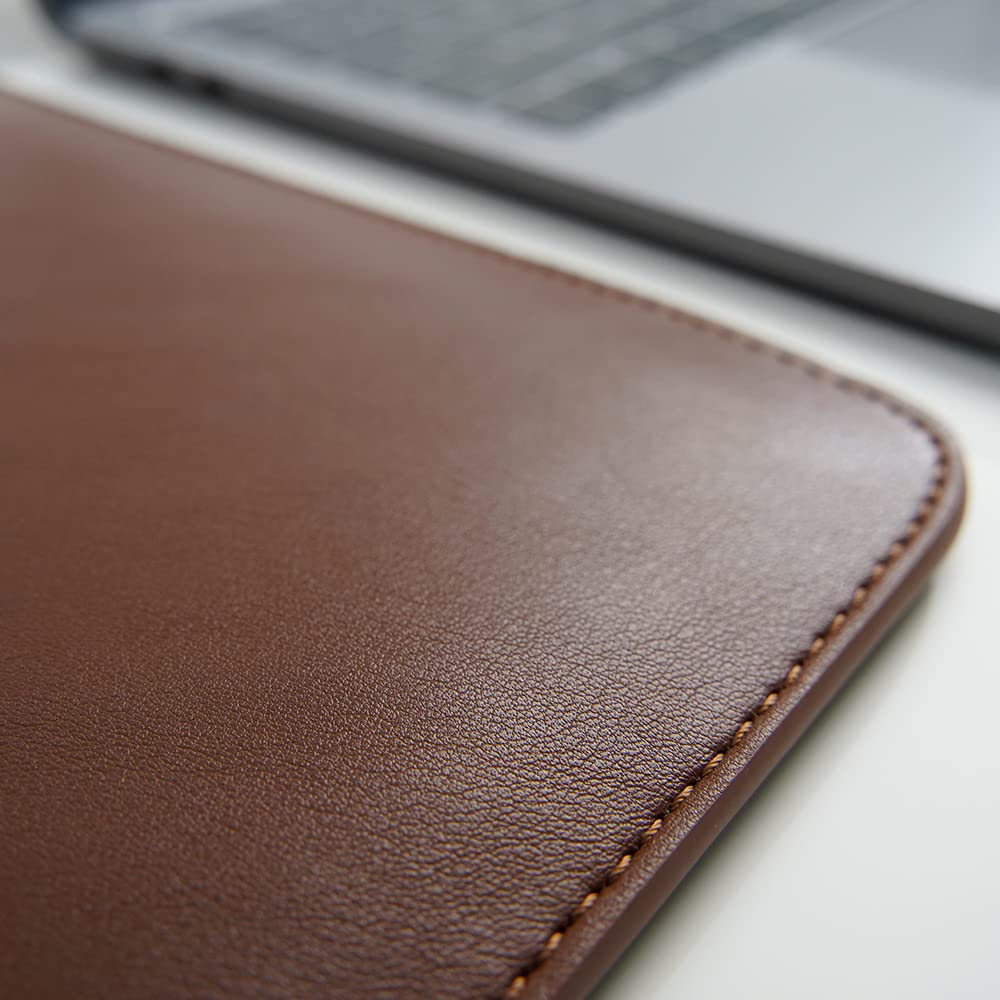 Benfan Laptop Sleeve 13 Inch Compatible with 2024 MacBook Air 13 M3 M2 M1, New MacBook Pro 13 M2 M1 Color Dark Brown