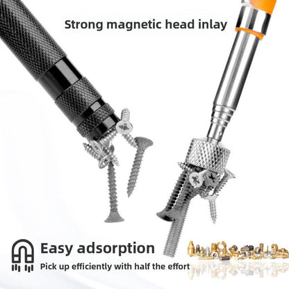 Telescoping Magnetic Pickup Tool with 8lb Pull Force, Telescoping 28 Inch Extendable Stick Gadget, Non-Slip Extendable Extra Strong Magnet Pickup Tool
