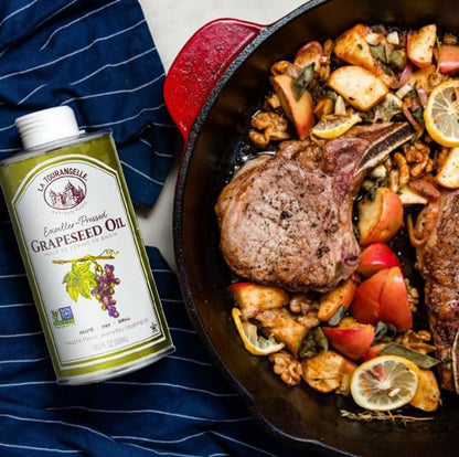 La Tourangelle, Organic Canola Oil, Expeller-Pressed Non-GMO Canola Seeds, Pesticide and Chemical Free, High Heat Neutral Cooking Oil, 16.9 Fl Oz