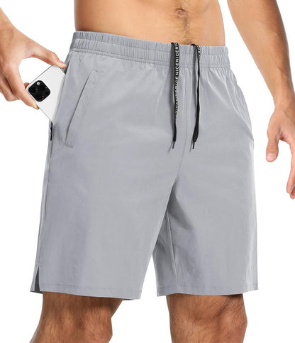CANGHPGIN Mens Workout Athletic Shorts 7 inch Inseam Quick Dry Running Shorts Men Lightweight Sports Gym Shorts with Pockets