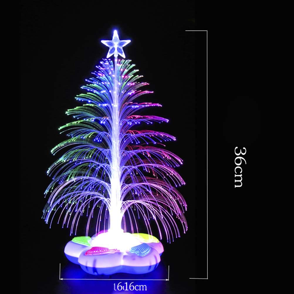 ledmomo Fiber Optic Lights Color Changing Christmas Tree Decor