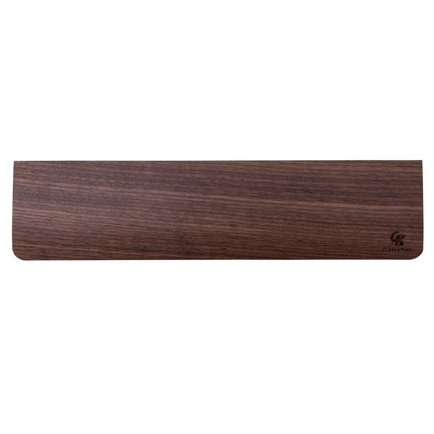GK GAMAKAY Wooden Wrist Rest Pad, 12.8" Compact Ergonomic Walnut Wood Hand Wrist Rest for 60% 75% Mechanical Keyboard, Non-Slip Palm Pad for Comfortable Typing and Playing (for 75%)