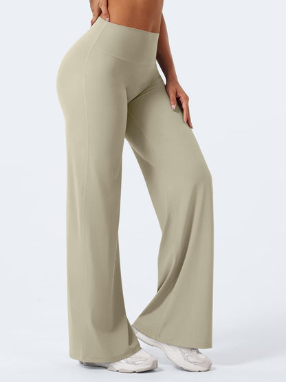 YEOREO Workout Leggings Womens No Front Seam Straight Leggings 31.5" High Waist Buttery Eddiy Gym Yoga Pants Light Sand S