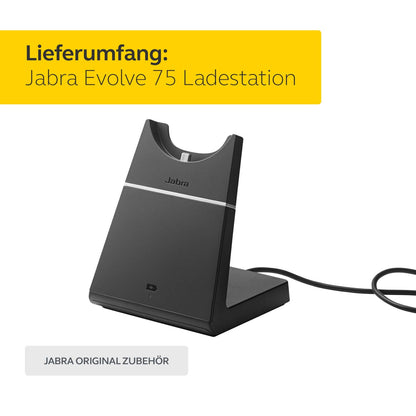 Jabra Evolve 75 Charging Stand Only – Provides Easy and Convenient Charging and Storage, Authentic Office Headset Accessory