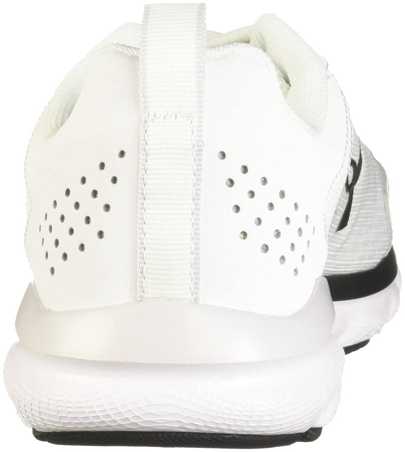 Under Armour Men's Charged Assert 9, White/Black, 12.5 Medium US