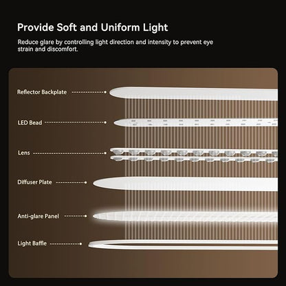LASTAR Floor Lamp, 7 Brightness Levels Eye-Caring Remote-Control 70'' Led Floor Reading Lamp, 4000K, 9,000LM Standing Lamp Suitable for Living Room, Office, Conference Room, Study, and Piano Room