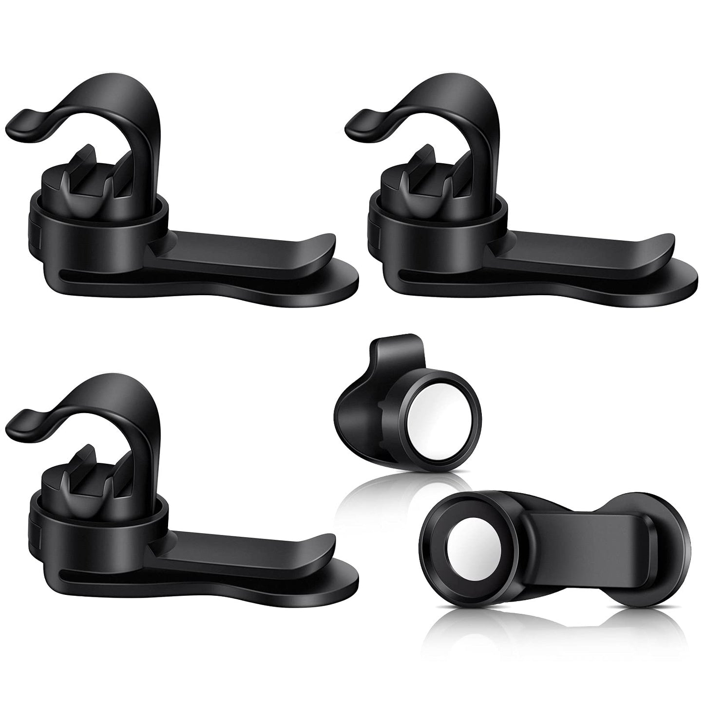 Moxweyeni 3 Pcs Bladder Clip Water Tube Hydration Hose Magnetic Clip Military Backpack Tactical Backpack Accessories Source Hydration Pack Water Bladder Holding Drinking Valve Tube in Place(Black)