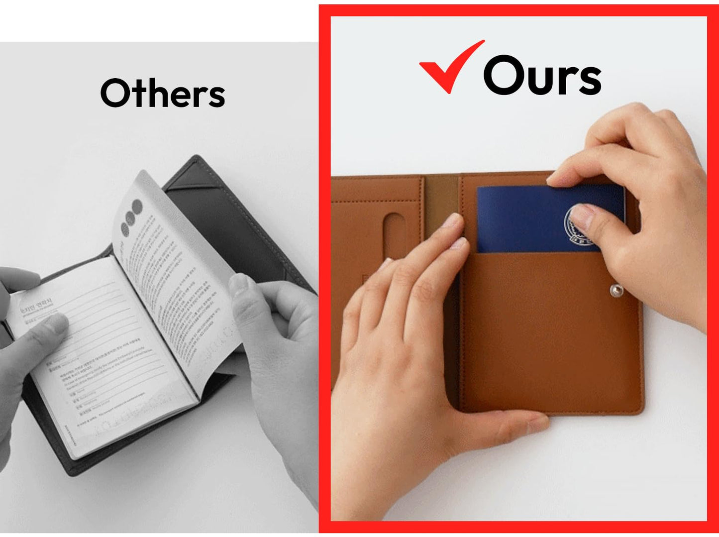 carrotez Family Travel Document Organizer – Premium RFID Blocking Leather Passport Holder & Wallet for 2 Passports, Cards, Boarding Passes & Travel Essentials – Brown