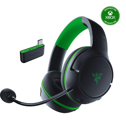 Razer Kaira HyperSpeed Wireless Gaming Headset for Xbox Series X|S, Xbox One, PC: TriForce 50mm Drivers - HyperClear Cardioid Mic - Low Latency Bluetooth - Up to 30 Hour Battery Life - Black