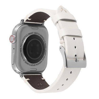 Top Grade Nappa Leather Bands Compatible with Apple Watch Band 44mm 45mm 46mm 49mm 42mm 41mm 40mm 38mm, Business Casual Watch Replacement Straps for Men Women iWatch Ultra SE 11 10 9 8 7 6 5 4 3 2 1