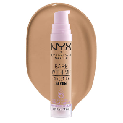 NYX PROFESSIONAL MAKEUP Bare With Me Concealer Serum, Concealer Makeup For Up To 24Hr Hydration - Beige