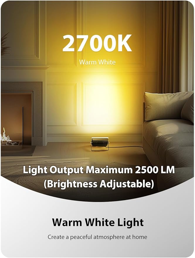 Onforu LED Flood Light Outdoor 30W 2500LM, Color Changing RGBW Floodlight with Remote, 2700K Warm White IP66 Stage Lights Indoor Uplights for Events, Uplighting for Halloween 4 Pack