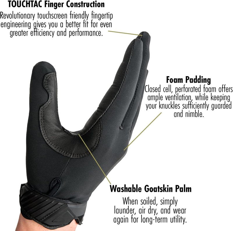Men's Medium Duty Padded Tactical Gloves - Enhanced Grip & Comfort