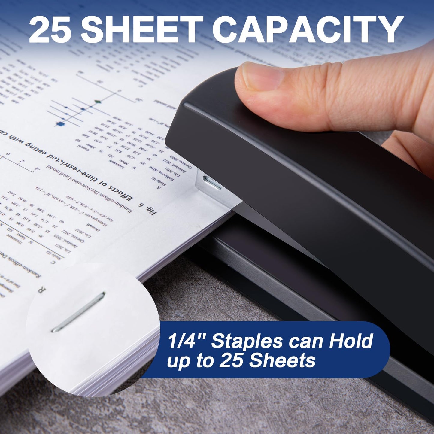 Deli Staples, 50000 Staples, Standard Staples for Desktop Staplers, 1/4'' Length, 210/Strip, 10 Boxes of 5000 Each