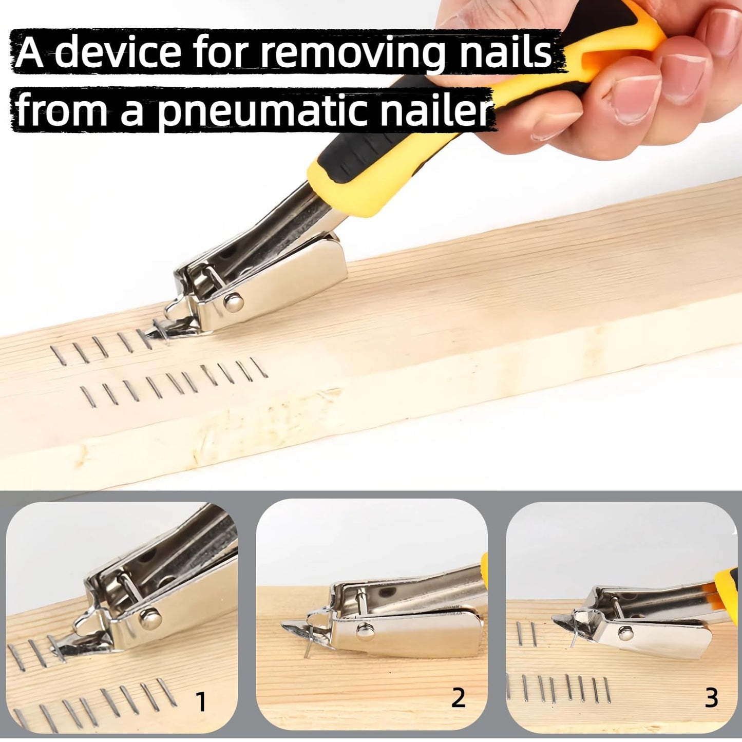 4 Pcs Fors Upholstery Staple Remover Tack Puller Nail Remover Tool Set Nail Puller Plier, Staple Puller, Tack Lifter, Fastener Remover, for Furniture Floor Wall Wooden Case Car Photo Frame