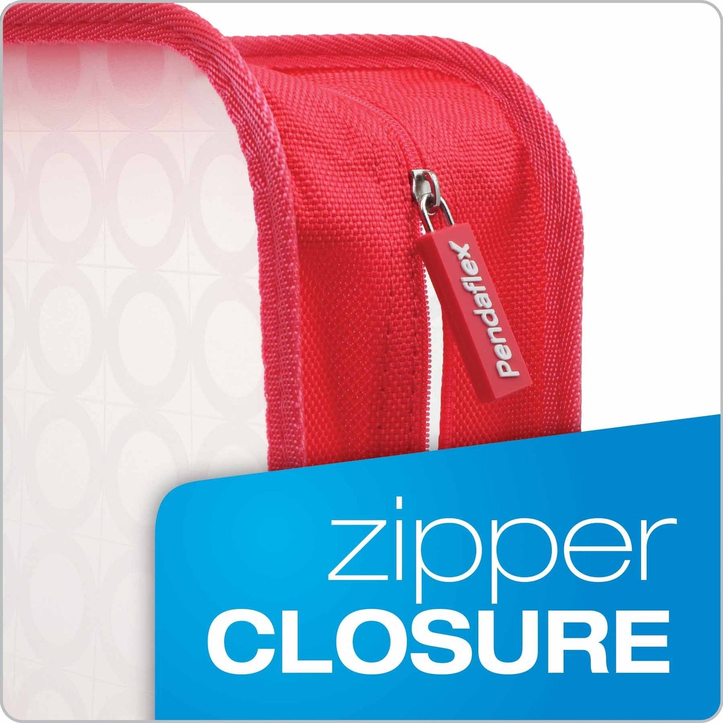 Pendaflex Zip Wallet Poly File, 3 Inch Expansion, Pink or Blue (No Color Choice), Each (27909)