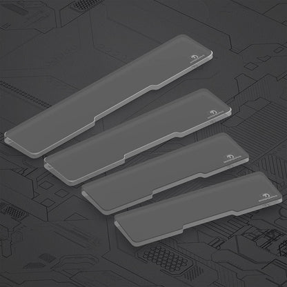 SELORSS Acrylic Keyboard Wrist Rest - Compact 60% Keyboard- Mechanical Keyboards Ergonomic Palm Rest for Computer Keyboard,Anti-Slip Base,Wrist Pad for Laptop,Office & Home-Easy Typing